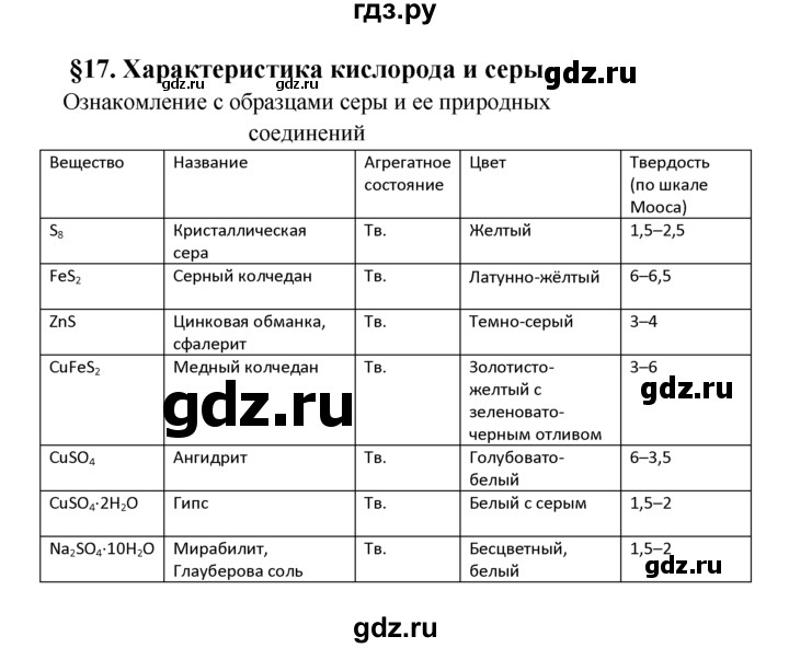 ГДЗ по химии 9 класс  Рудзитис   опыт - §17, Решебник к учебнику 2022