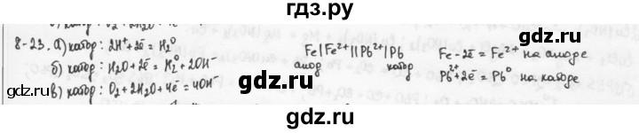 ГДЗ по химии 9 класс  Кузнецова задачник  глава 8 - 23, Решебник №1