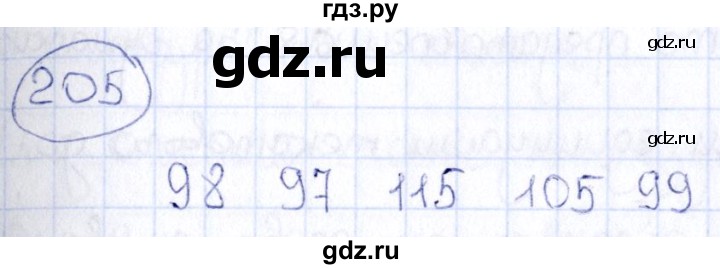 ГДЗ по информатике 8 класс  Босова рабочая тетрадь икт  номер - 205, Решебник