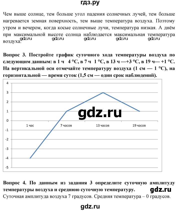 ГДЗ по географии 6 класс  Герасимова   страница - 48, Решебник 2019