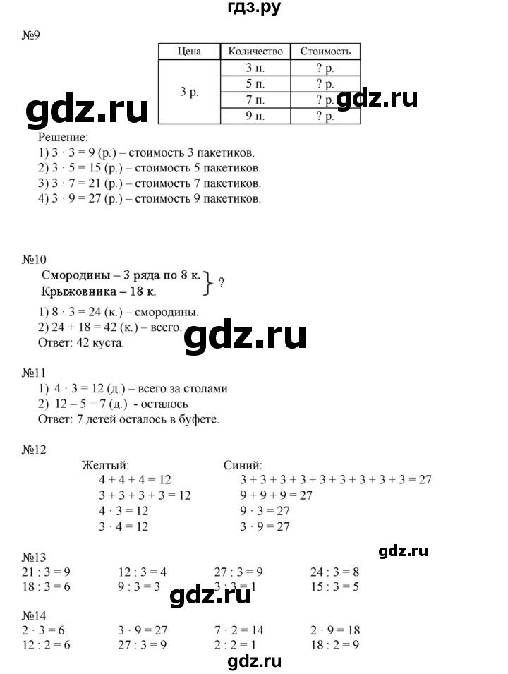 ГДЗ по математике 2 класс Рудницкая   часть 1 (страница) - 109, Решебник №1 к учебнику 2016