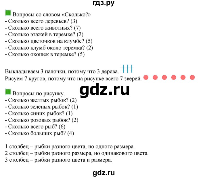 ГДЗ по математике 1 класс  Дорофеев   часть 1 (страница) - 13, Решебник №1 2019