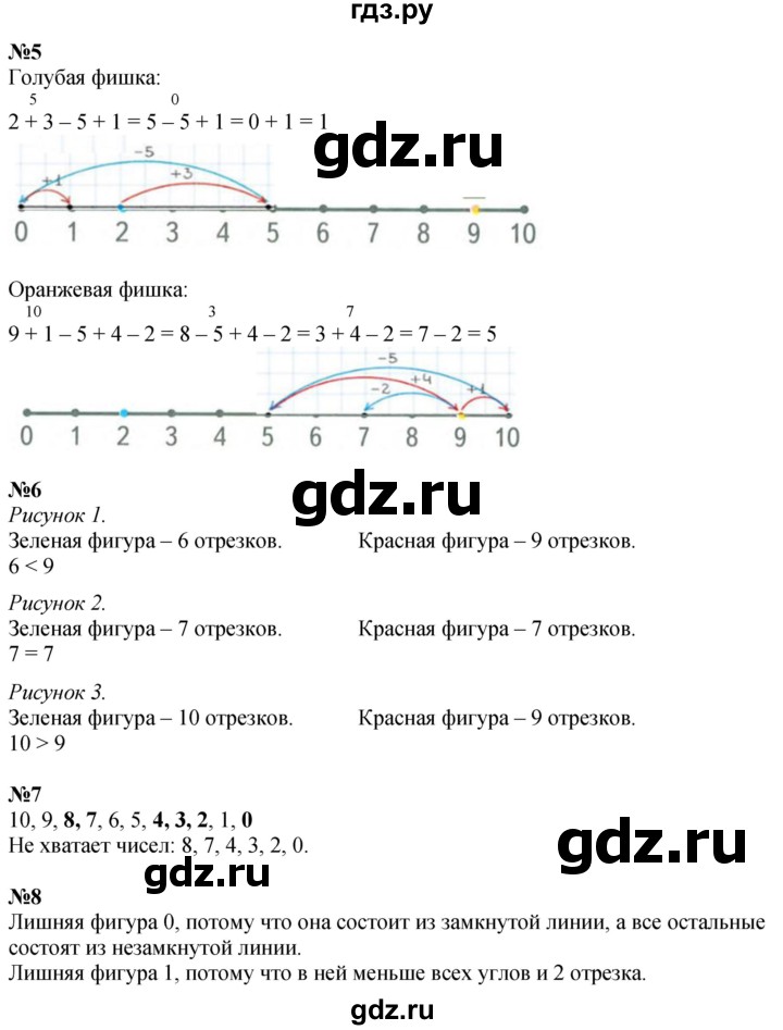 ГДЗ по математике 1 класс  Дорофеев   часть 1 (страница) - 103, Решебник 2015