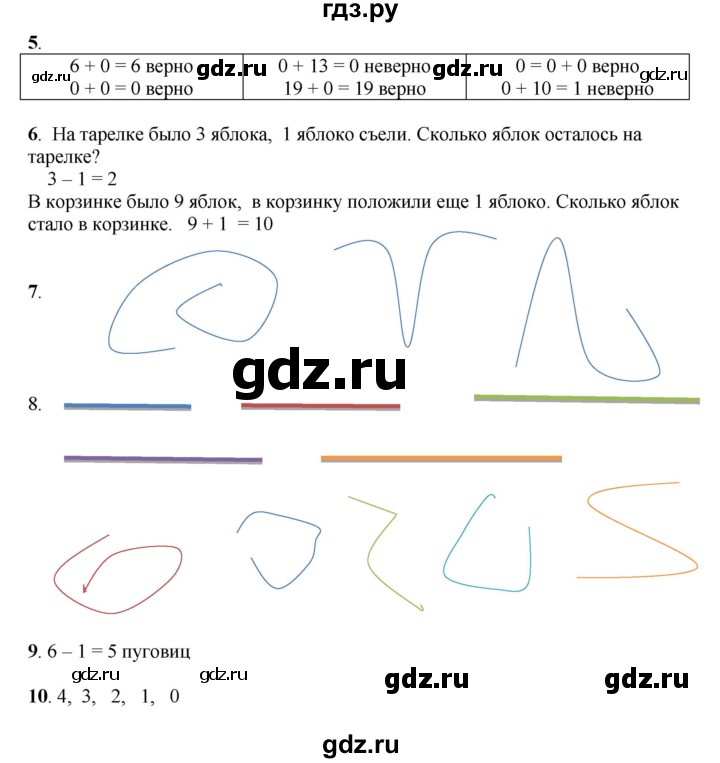 ГДЗ по математике 1 класс  Рудницкая   часть 1. страница - 102, Решебник к учебнику 2023