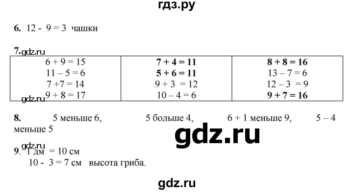 ГДЗ по математике 1 класс  Рудницкая   часть 2. страница - 98, Решебник к учебнику 2023