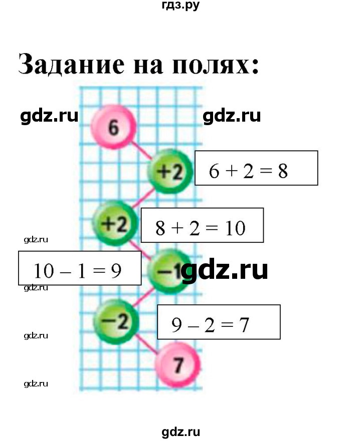 ГДЗ по математике 1 класс  Моро   часть 1. страница - 84, Решебник №1 2016