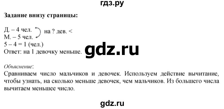 ГДЗ по математике 1 класс  Моро   часть 2. страница - 11, Решебник №1 2023