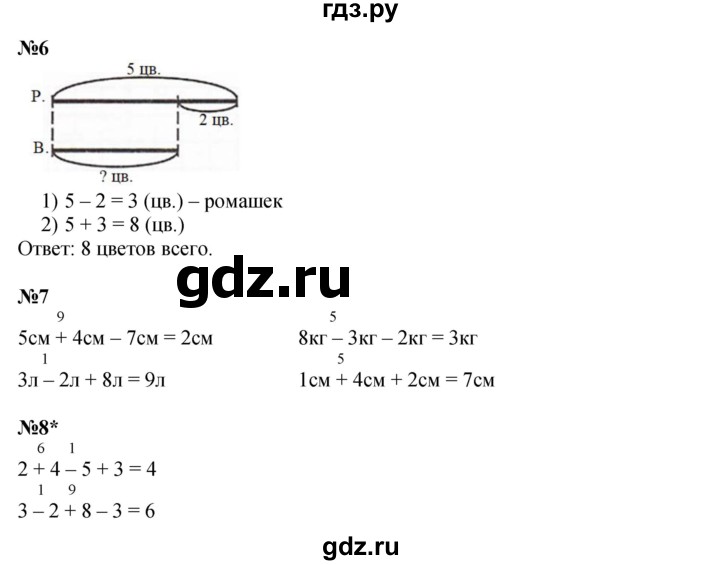 ГДЗ по математике 1 класс  Петерсон   часть 3 - Урок 11, Решебник к учебнику 2022 4-е изд.