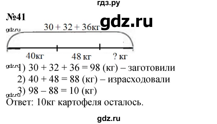 ГДЗ по математике 1 класс  Петерсон   повторение - 41, Решебник к учебнику 2023