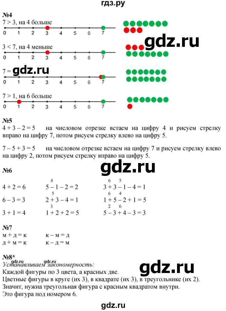 ГДЗ по математике 1 класс  Петерсон  Углубленный уровень часть 2 - Урок 2, Решебник 2024