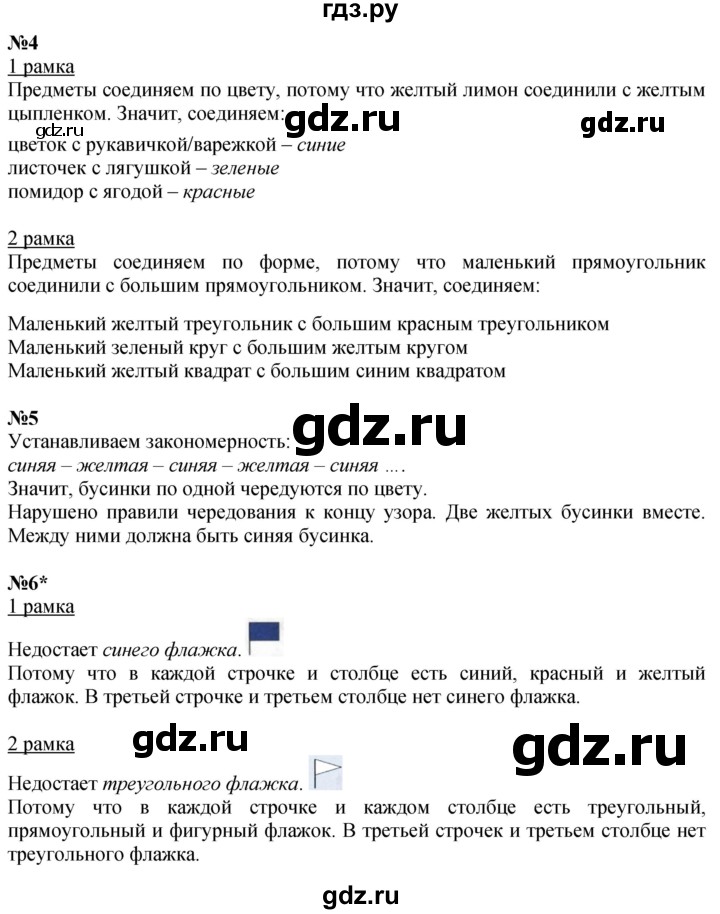 ГДЗ по математике 1 класс  Петерсон  Углубленный уровень часть 1 - Урок 2, Решебник 2024 (углубленный уровень)