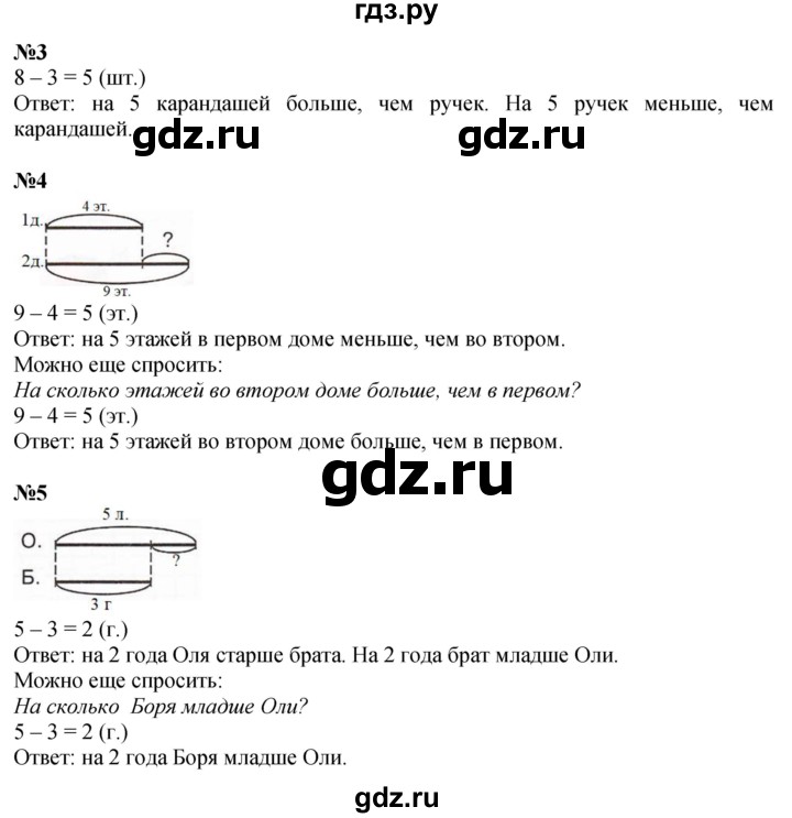 ГДЗ по математике 1 класс  Петерсон  Углубленный уровень часть 2 - Урок 27, Решебник 2025 (2024) (углубленный уровень)