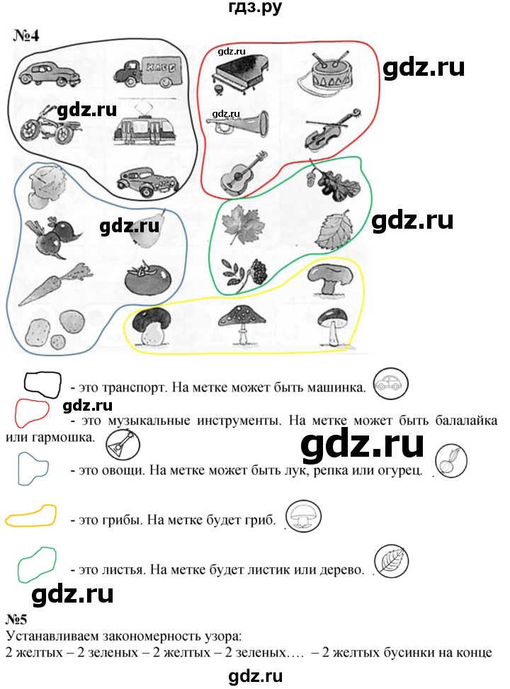 ГДЗ по математике 1 класс  Петерсон  Углубленный уровень часть 1 - Урок 6, Решебник 2024 (учебник-тетрадь)