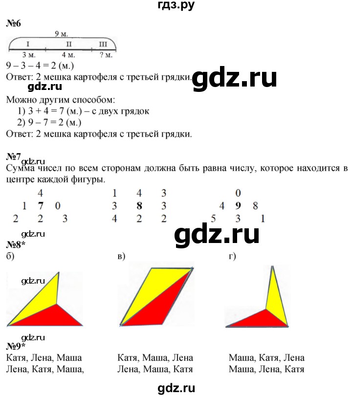 ГДЗ по математике 1 класс  Петерсон  Углубленный уровень часть 3 - Урок 2, Решебник 2024 (учебник-тетрадь)
