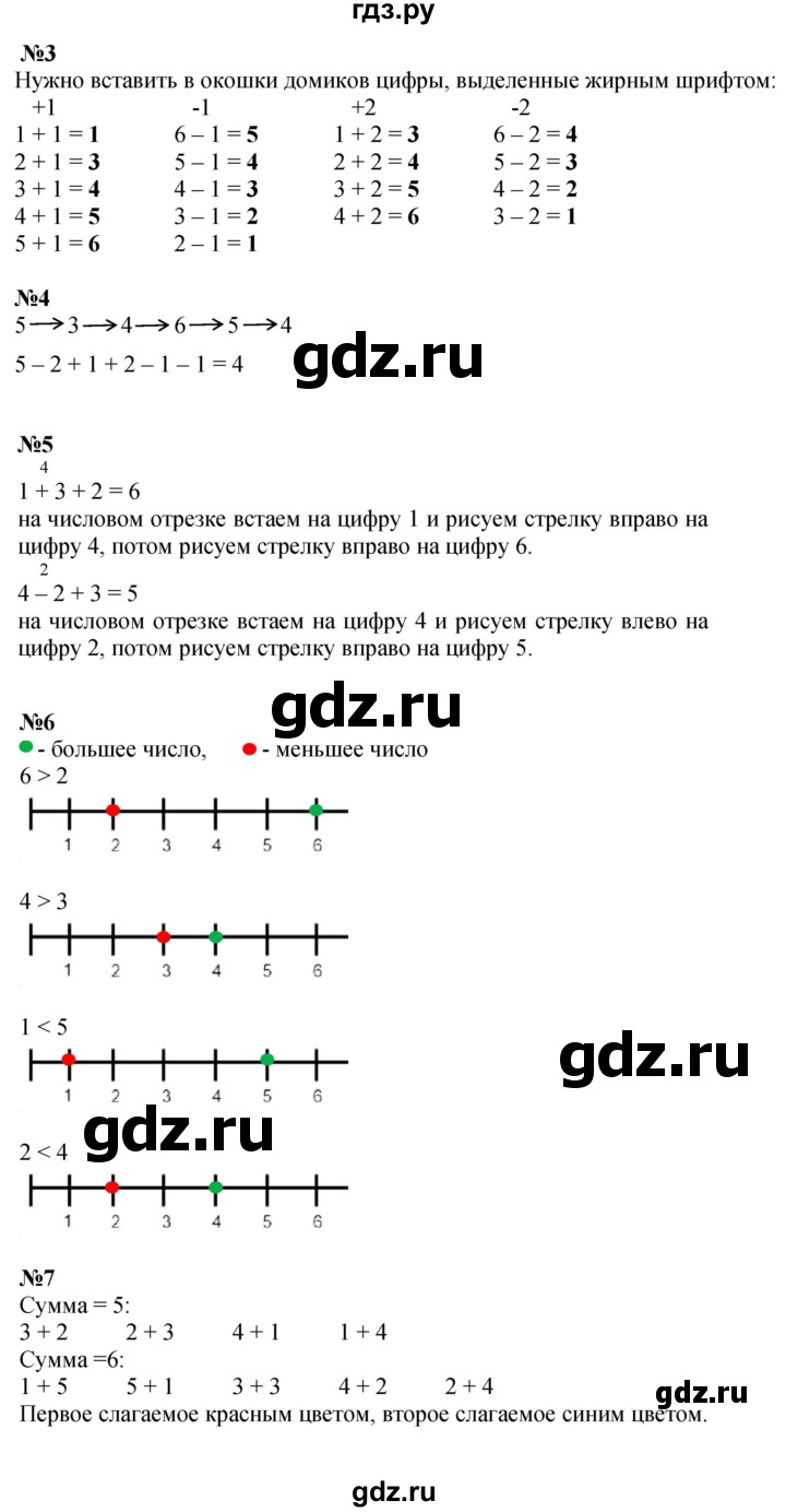 ГДЗ по математике 1 класс  Петерсон  Углубленный уровень часть 1 - Урок 36, Решебник №1 2022 6-е изд.