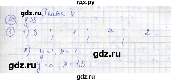 ГДЗ по алгебре 8 класс Колягин рабочая тетрадь  §35 - 1, Решебник к тетради 2016