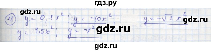 ГДЗ по алгебре 8 класс Колягин рабочая тетрадь  §37 - 11, Решебник к тетради 2016
