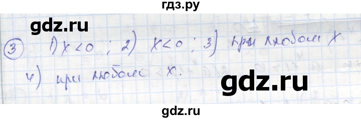 ГДЗ по алгебре 8 класс Колягин рабочая тетрадь  §6 - 3, Решебник к тетради 2016