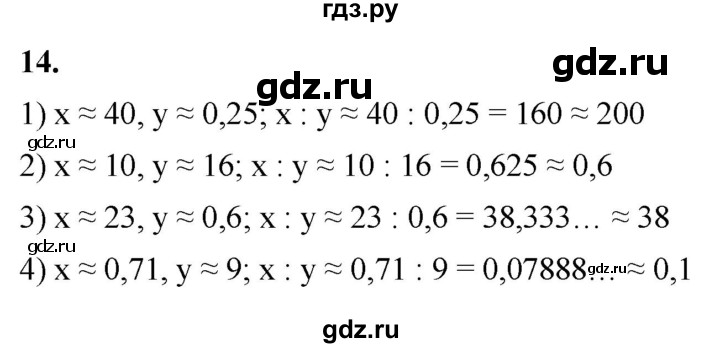 ГДЗ по алгебре 8 класс Колягин рабочая тетрадь  §15 - 14, Решебник к тетради 2023