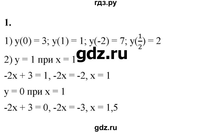 ГДЗ по алгебре 8 класс Колягин рабочая тетрадь  §35 - 1, Решебник к тетради 2023