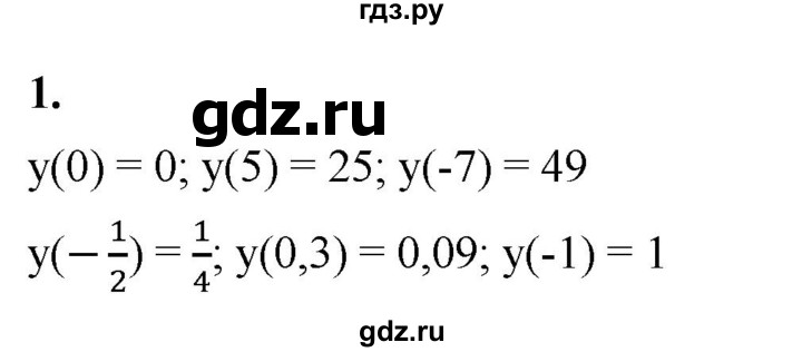 ГДЗ по алгебре 8 класс Колягин рабочая тетрадь  §36 - 1, Решебник к тетради 2023