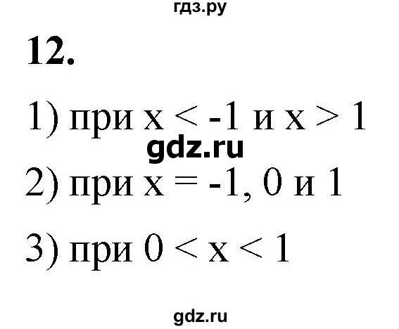 ГДЗ по алгебре 8 класс Колягин рабочая тетрадь  §36 - 12, Решебник к тетради 2023