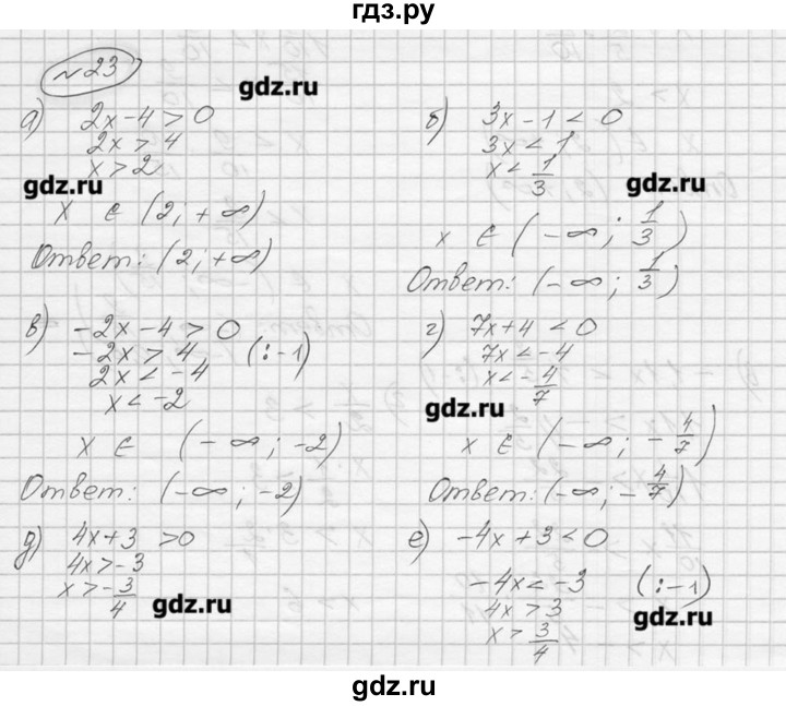 Готовые домашние задания 9. Гдз по алгебре 9 класс Никольский 23 номер. Домашнее задание по алгебре 9 класс Никольский.