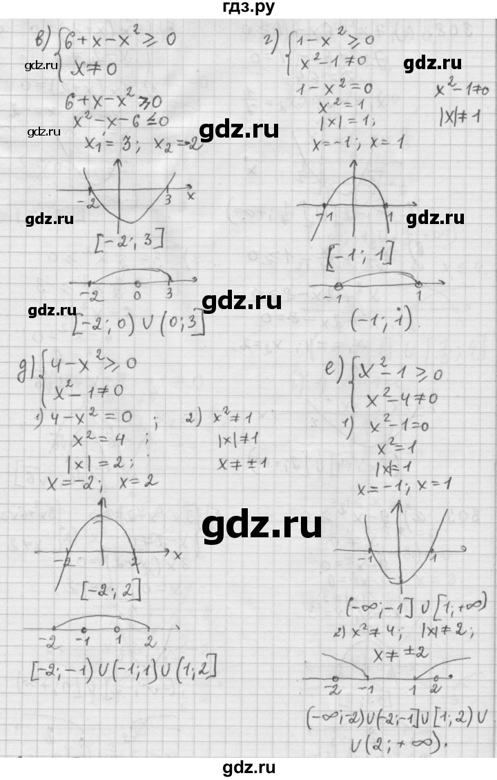 ГДЗ по алгебре 9 класс  Дорофеев   номер - 309, Решебник к учебнику 2015