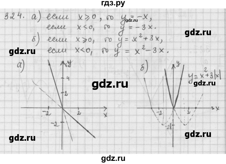 ГДЗ по алгебре 9 класс  Дорофеев   номер - 324, Решебник к учебнику 2015