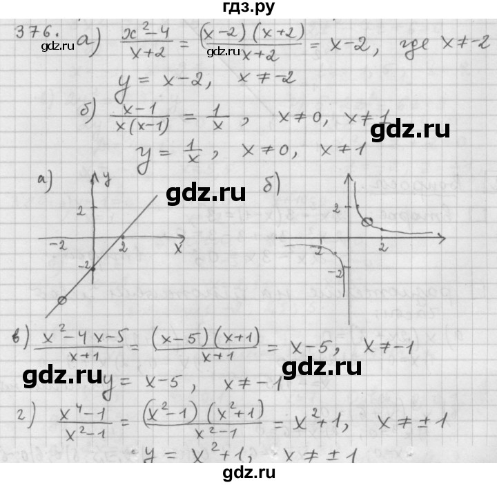 ГДЗ по алгебре 9 класс  Дорофеев   номер - 376, Решебник к учебнику 2015