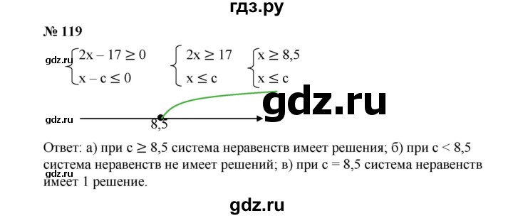 ГДЗ по алгебре 9 класс  Дорофеев   номер - 119, Решебник к учебнику 2019