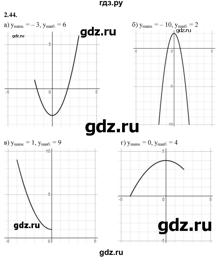 ГДЗ по алгебре 9 класс  Дорофеев  Базовый уровень глава 2 / упражнение - 2.44 (238), Решебник 2024