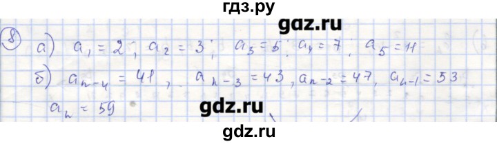 ГДЗ по алгебре 9 класс Миндюк рабочая тетрадь  параграф 20 - 8, Решебник