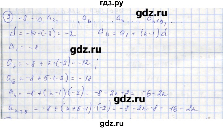 ГДЗ по алгебре 9 класс Миндюк рабочая тетрадь  параграф 21 - 2, Решебник