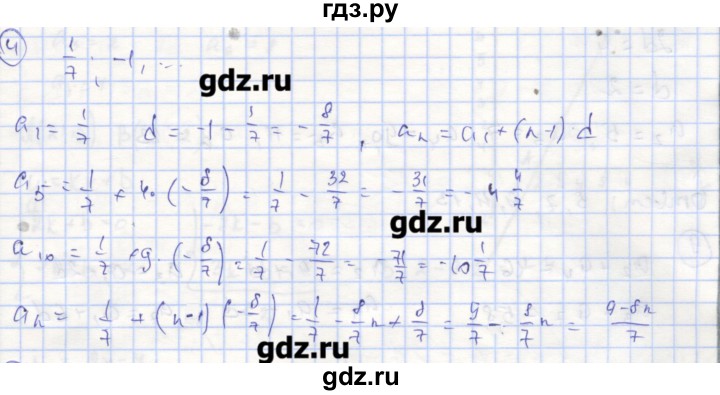 ГДЗ по алгебре 9 класс Миндюк рабочая тетрадь  параграф 21 - 4, Решебник