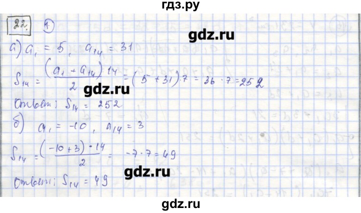 ГДЗ по алгебре 9 класс Миндюк рабочая тетрадь  параграф 22 - 1, Решебник