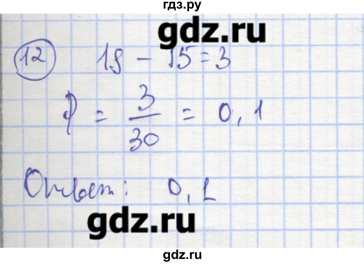 ГДЗ по алгебре 9 класс Миндюк рабочая тетрадь  параграф 30 - 12, Решебник