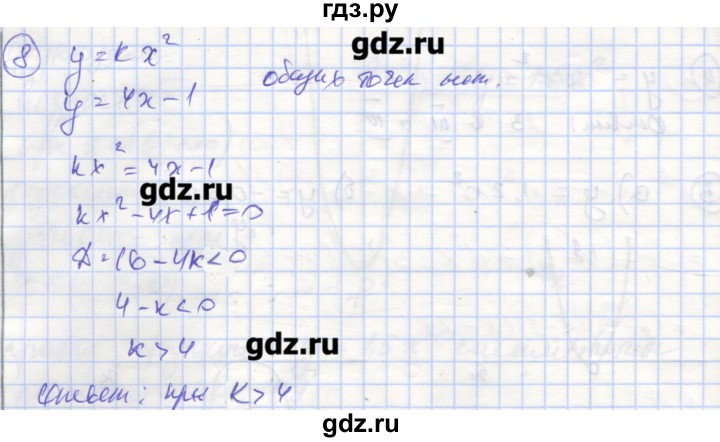 ГДЗ по алгебре 9 класс Миндюк рабочая тетрадь  параграф 5 - 8, Решебник