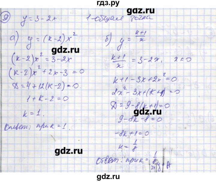 ГДЗ по алгебре 9 класс Миндюк рабочая тетрадь  параграф 5 - 9, Решебник