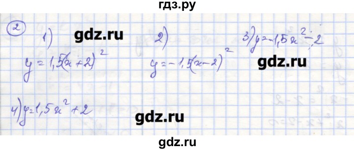 ГДЗ по алгебре 9 класс Миндюк рабочая тетрадь  параграф 6 - 2, Решебник
