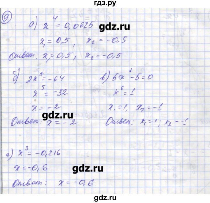 ГДЗ по алгебре 9 класс Миндюк рабочая тетрадь  параграф 8 - 9, Решебник