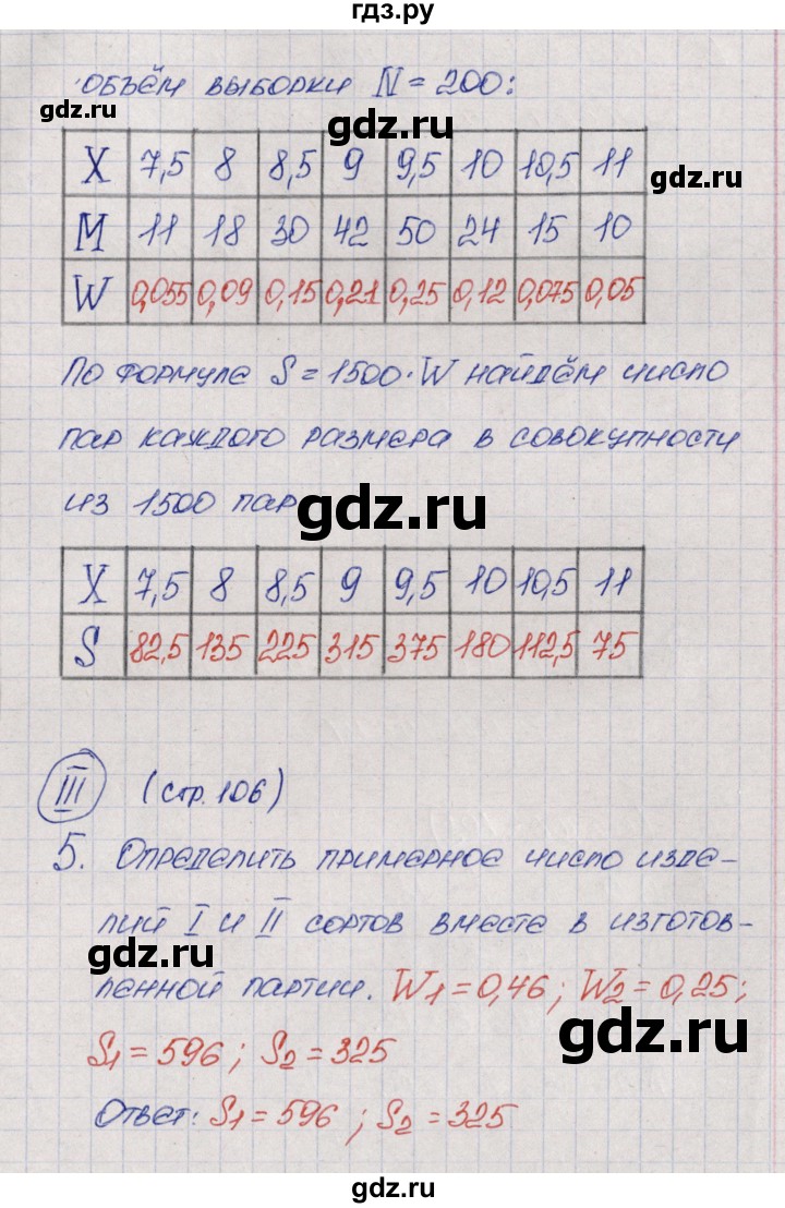 ГДЗ по алгебре 9 класс  Колягин рабочая тетрадь  страница - 105, Решебник