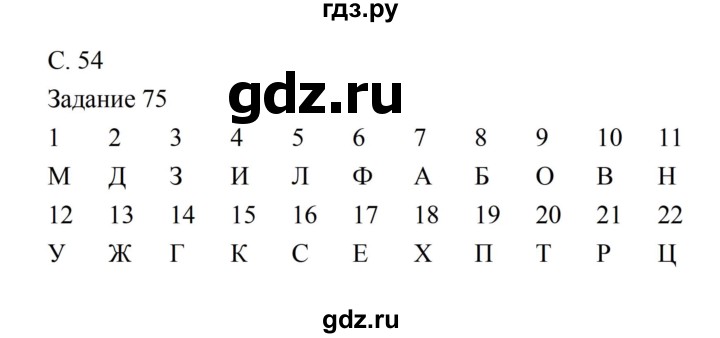 ГДЗ по литературе 5 класс Ахмадуллина рабочая тетрадь (Коровина)  часть 1. страница - 54, Решебник 2016