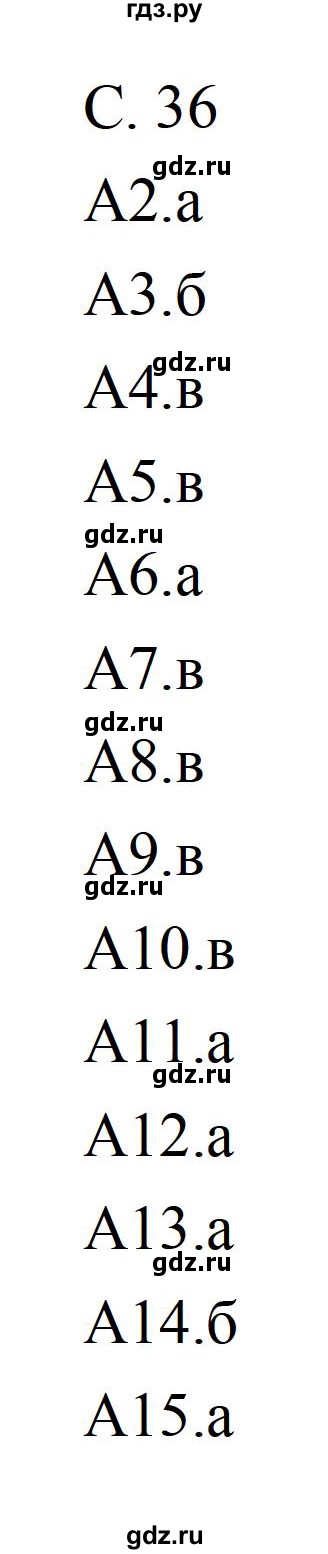 ГДЗ по литературе 5 класс Ахмадуллина рабочая тетрадь (Коровина)  часть 2. страница - 36, Решебник 2016