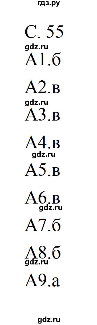 ГДЗ по литературе 5 класс Ахмадуллина рабочая тетрадь (Коровина)  часть 2. страница - 55, Решебник 2016