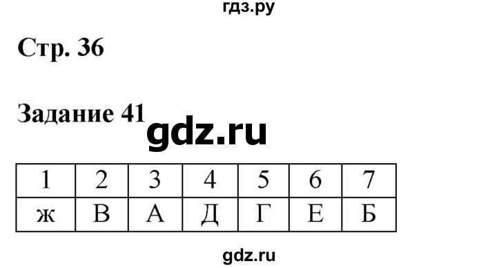 ГДЗ по литературе 5 класс Ахмадуллина рабочая тетрадь (Коровина)  часть 1. страница - 36, Решебник 2023