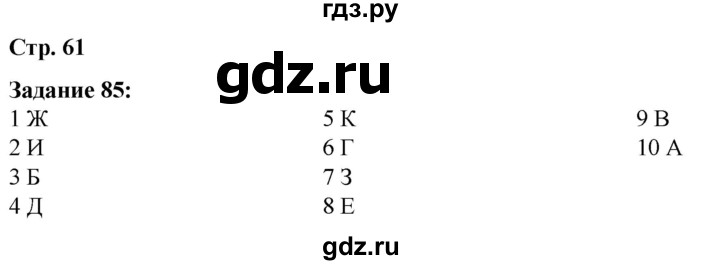 ГДЗ по литературе 6 класс Ахмадуллина рабочая тетрадь (Полухина, Коровина)  часть 1. страница - 61, Решебник 2023