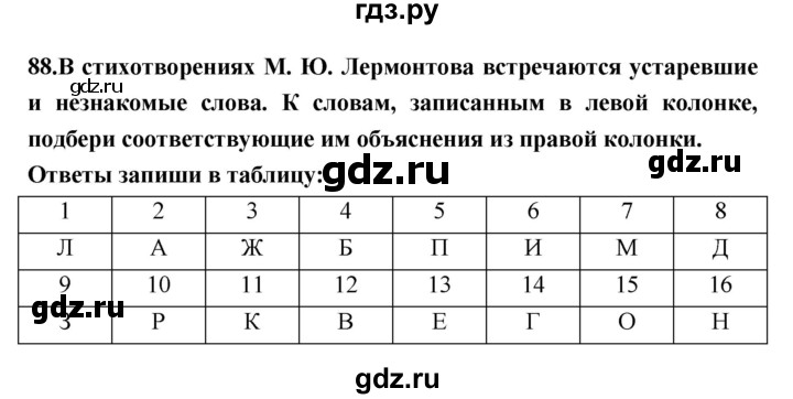 ГДЗ по литературе 7 класс Ахмадуллина рабочая тетрадь (Коровина)  часть 1. страница - 51, Решебник 2016