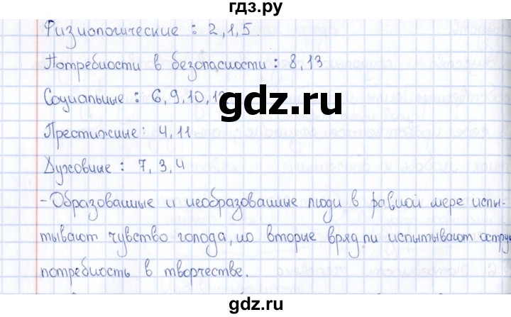 ГДЗ по обществознанию 8 класс  Хромова рабочая тетрадь  параграф 6 (упражнение) - 1, Решебник