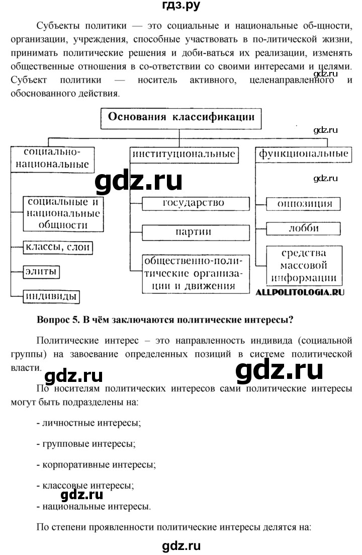 ГДЗ § §20 обществознание 11 класс Боголюбов, Лазебникова